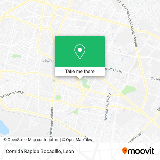 Comida Rapida Bocadillo map