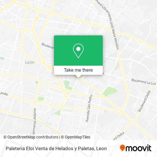 Mapa de Paleteria Eloi Venta de Helados y Paletas