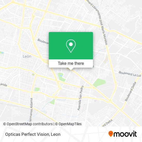 Opticas Perfect Vision map