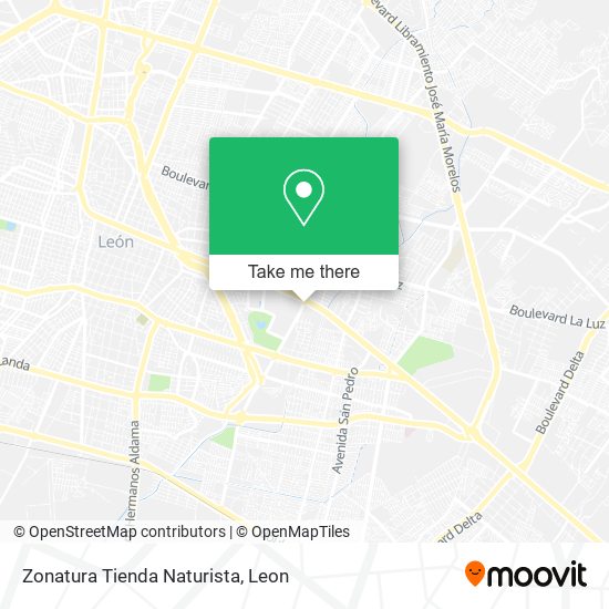 Mapa de Zonatura Tienda Naturista