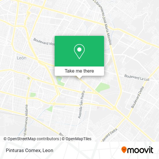 How to get to Pinturas Comex in León by Bus?