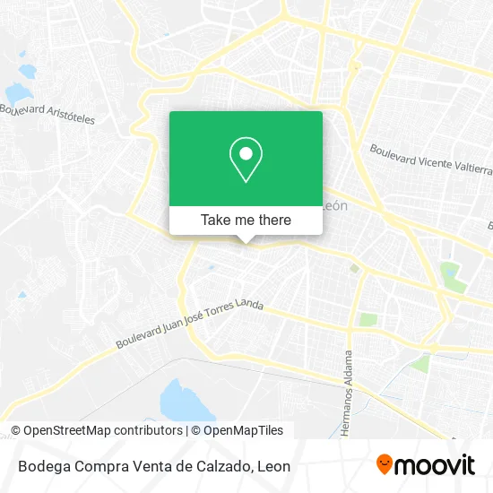 Bodega Compra Venta de Calzado map