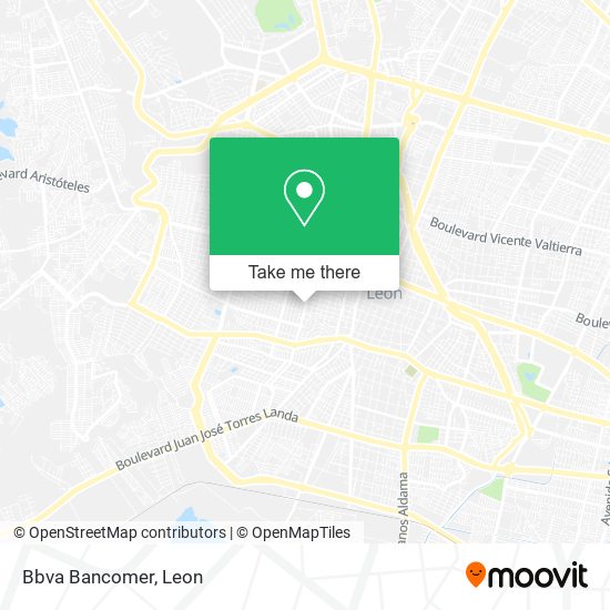 Bbva Bancomer map