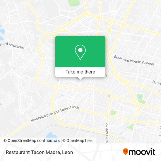 Restaurant Tacon Madre map