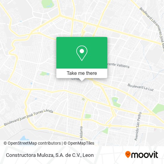 Constructora Muloza, S.A. de C.V. map