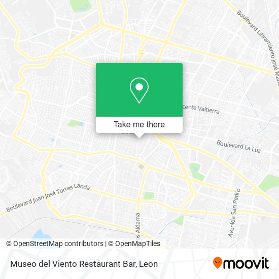 Museo del Viento Restaurant Bar map