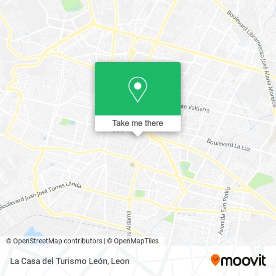 La Casa del Turismo León map