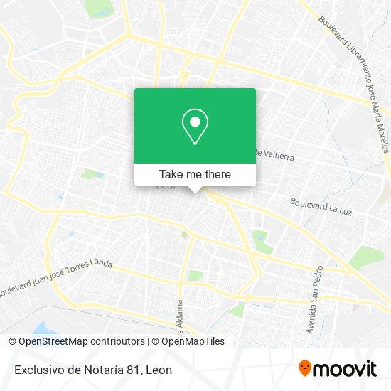 Exclusivo de Notaría 81 map