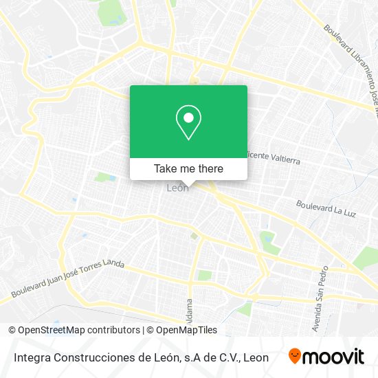 Integra Construcciones de León, s.A de C.V. map