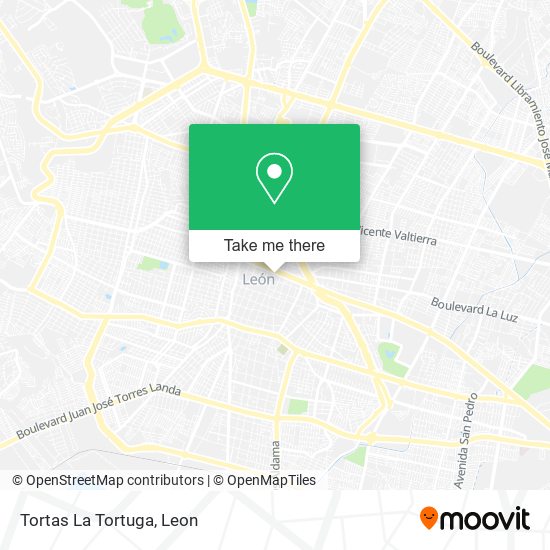 Mapa de Tortas La Tortuga