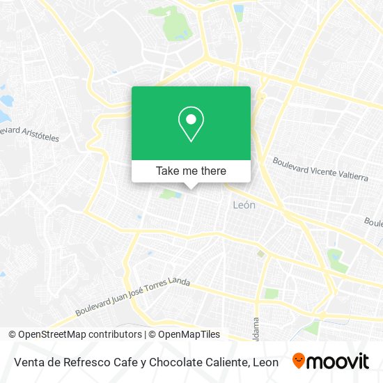 Venta de Refresco Cafe y Chocolate Caliente map