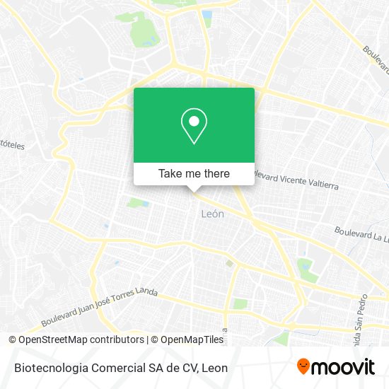 Mapa de Biotecnologia Comercial SA de CV