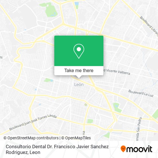 Consultorio Dental Dr. Francisco Javier Sanchez Rodriguez map