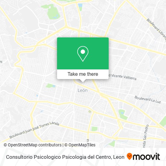 Mapa de Consultorio Psicologico Psicologia del Centro