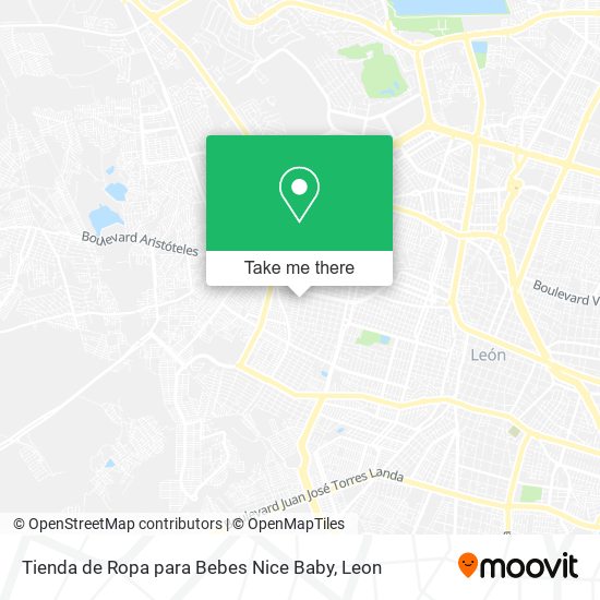 Tienda de Ropa para Bebes Nice Baby map