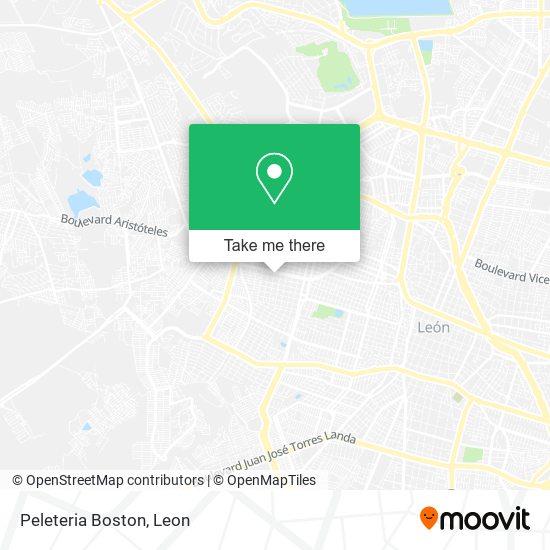 Peleteria Boston map