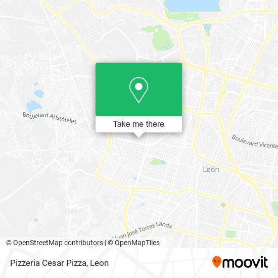 Mapa de Pizzeria Cesar Pizza