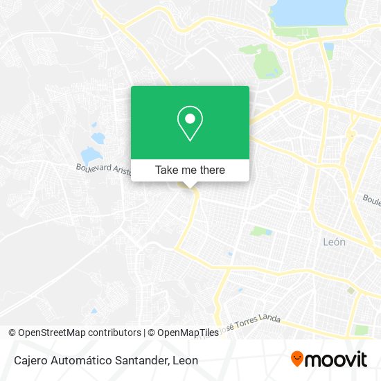 Cajero Automático Santander map