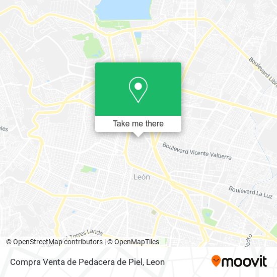 Compra Venta de Pedacera de Piel map