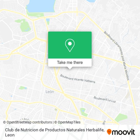 Club de Nutricion de Productos Naturales Herbalife map