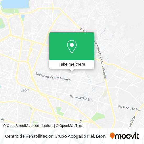 Centro de Rehabilitacion Grupo Abogado Fiel map