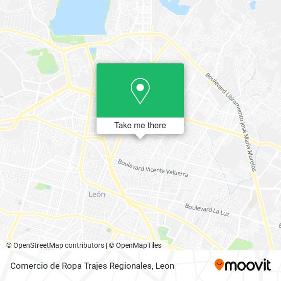 Comercio de Ropa Trajes Regionales map
