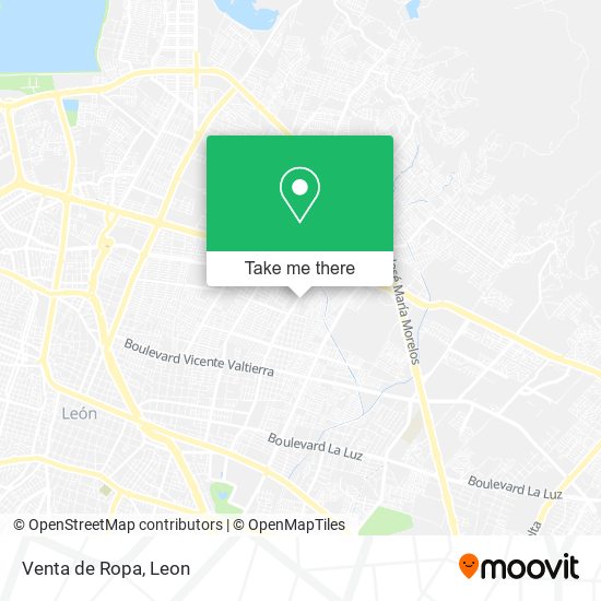 Venta de Ropa map