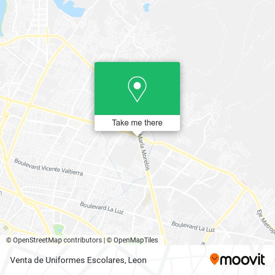 Venta de Uniformes Escolares map