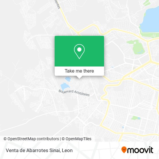 Mapa de Venta de Abarrotes Sinai