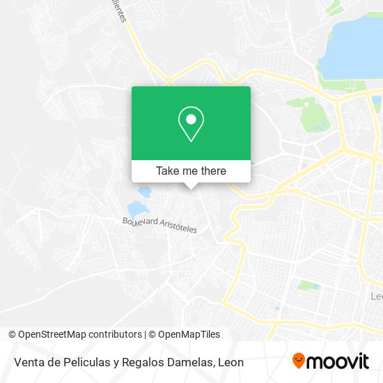 Venta de Peliculas y Regalos Damelas map