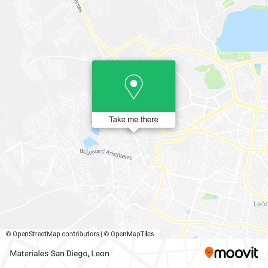 Materiales San Diego map