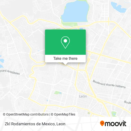 Zkl Rodamientos de Mexico map