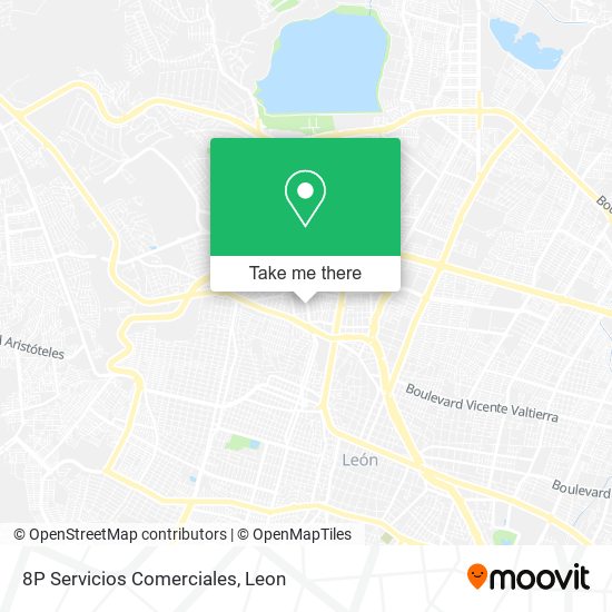 Mapa de 8P Servicios Comerciales