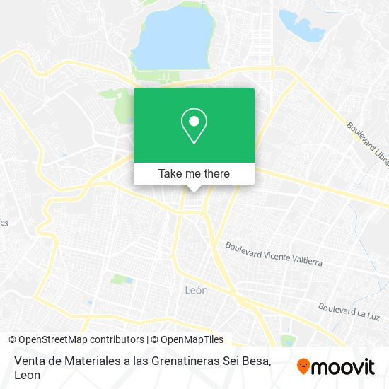 Venta de Materiales a las Grenatineras Sei Besa map