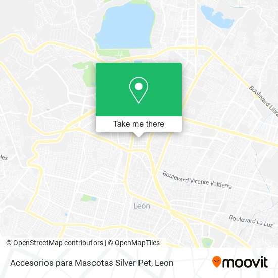 Mapa de Accesorios para Mascotas Silver Pet