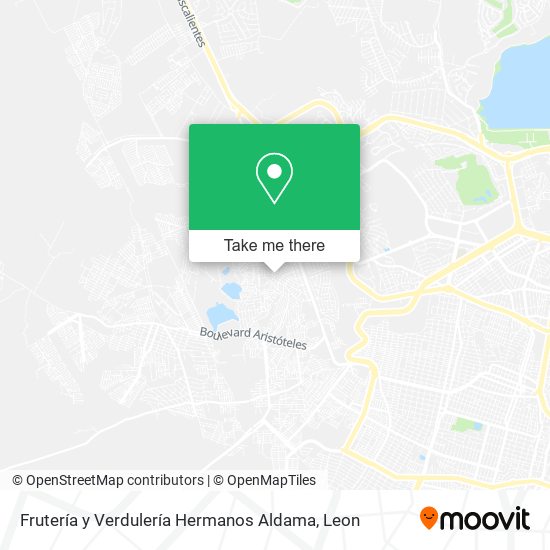 Mapa de Frutería y Verdulería Hermanos Aldama