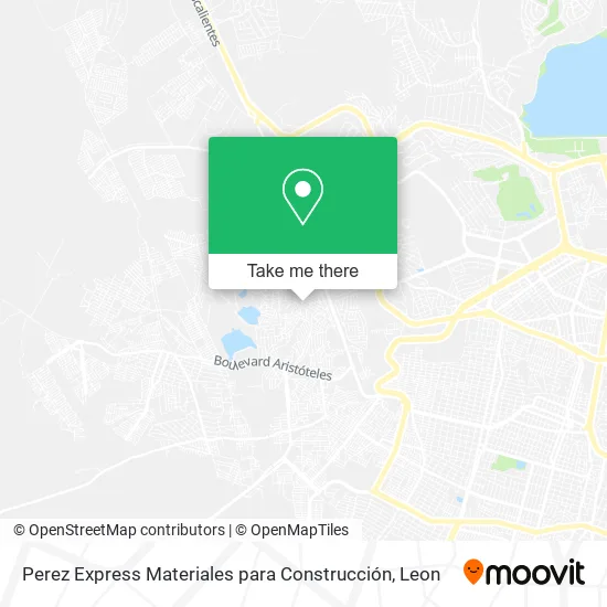Perez Express Materiales para Construcción map