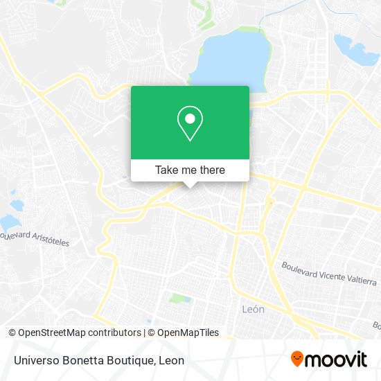 Universo Bonetta Boutique map