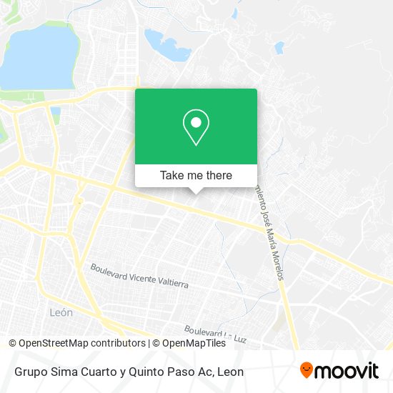 Grupo Sima Cuarto y Quinto Paso Ac map