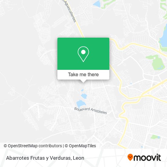 Mapa de Abarrotes Frutas y Verduras