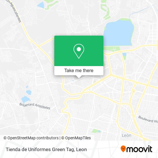 Mapa de Tienda de Uniformes Green Tag