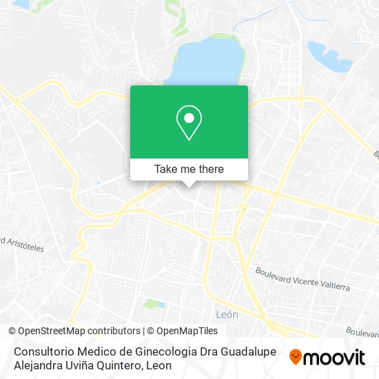 Consultorio Medico de Ginecologia Dra Guadalupe Alejandra Uviña Quintero map