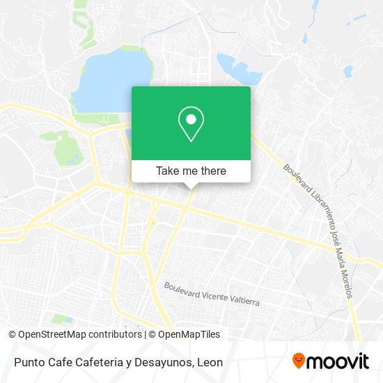 Punto Cafe Cafeteria y Desayunos map