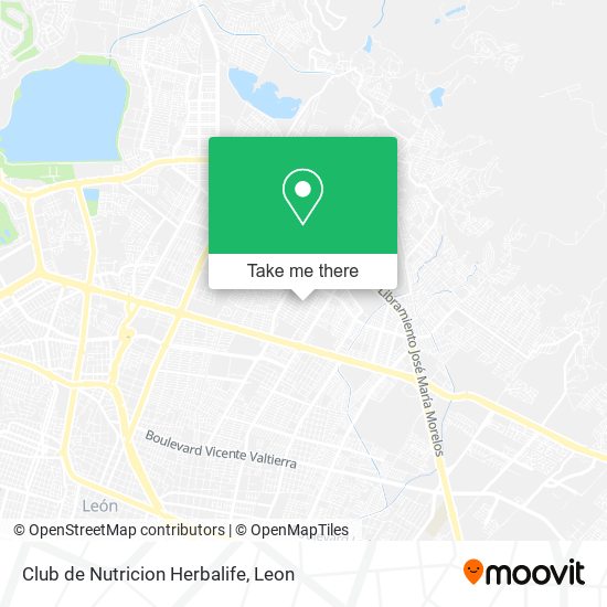 Mapa de Club de Nutricion Herbalife