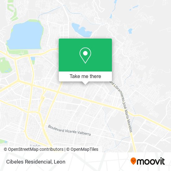 Cibeles Residencial map