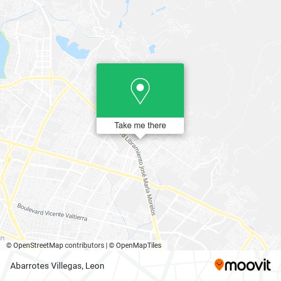 Abarrotes Villegas map