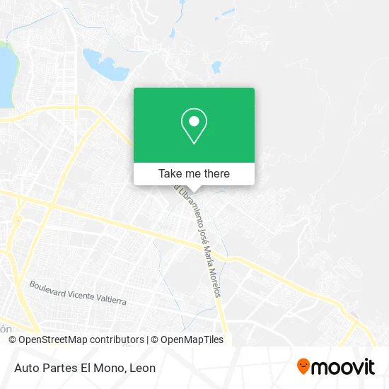 Auto Partes El Mono map