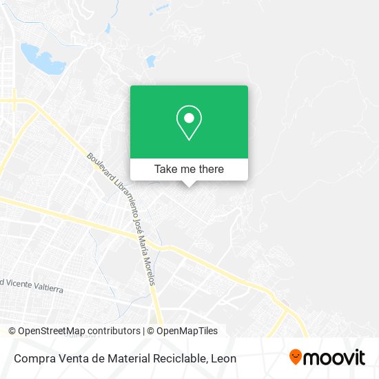 Mapa de Compra Venta de Material Reciclable