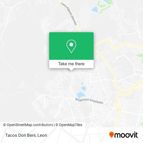 Tacos Don Beni map