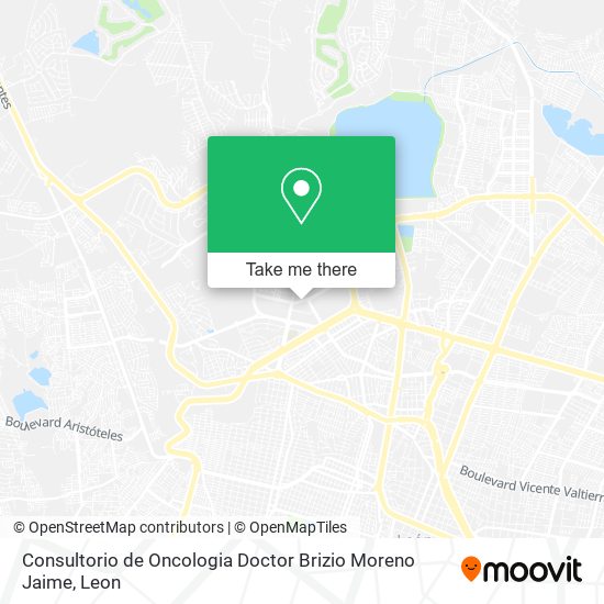 Consultorio de Oncologia Doctor Brizio Moreno Jaime map